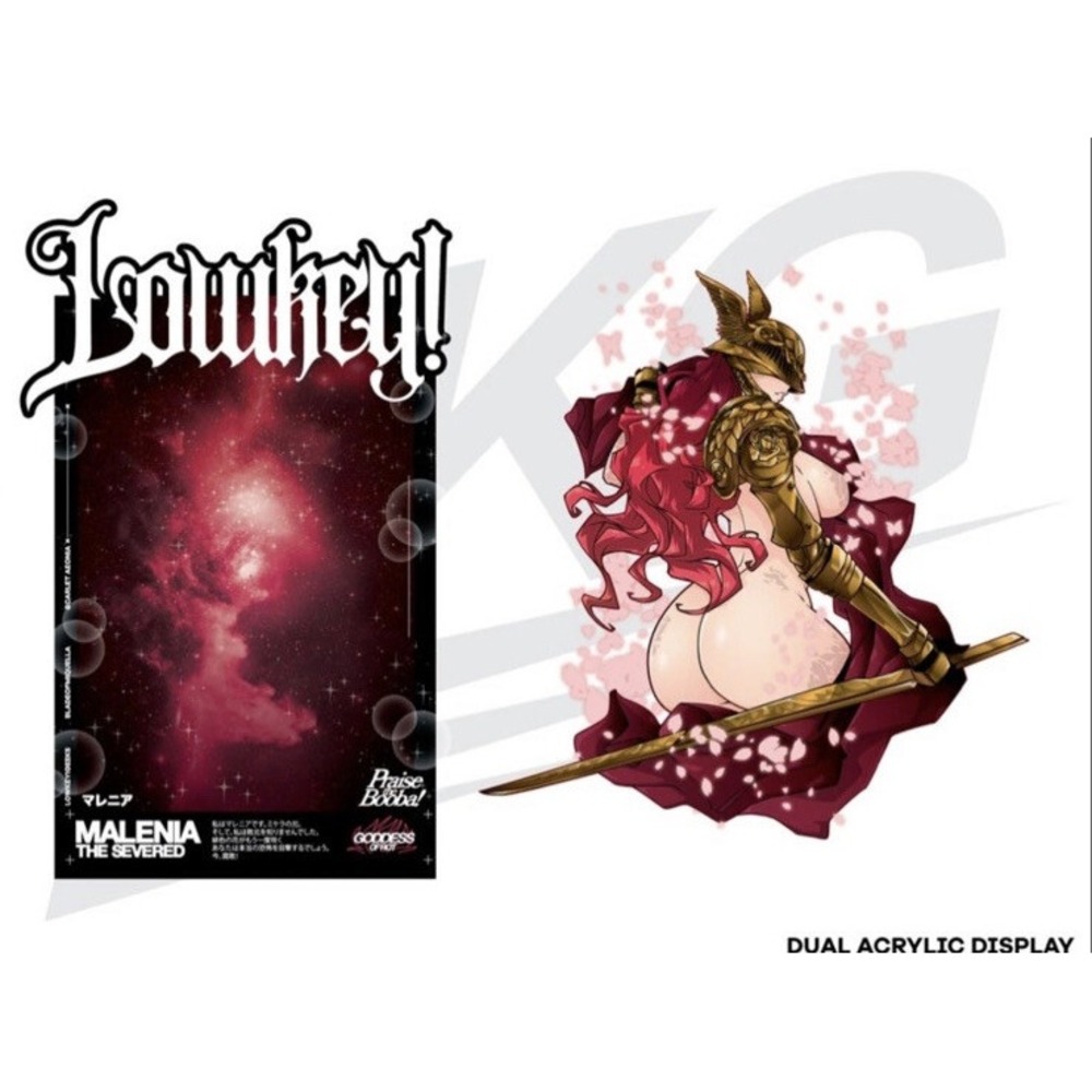 Lowkey Geeks "MALENIA THE GODDESS" - Dual Layer Acrylic Display